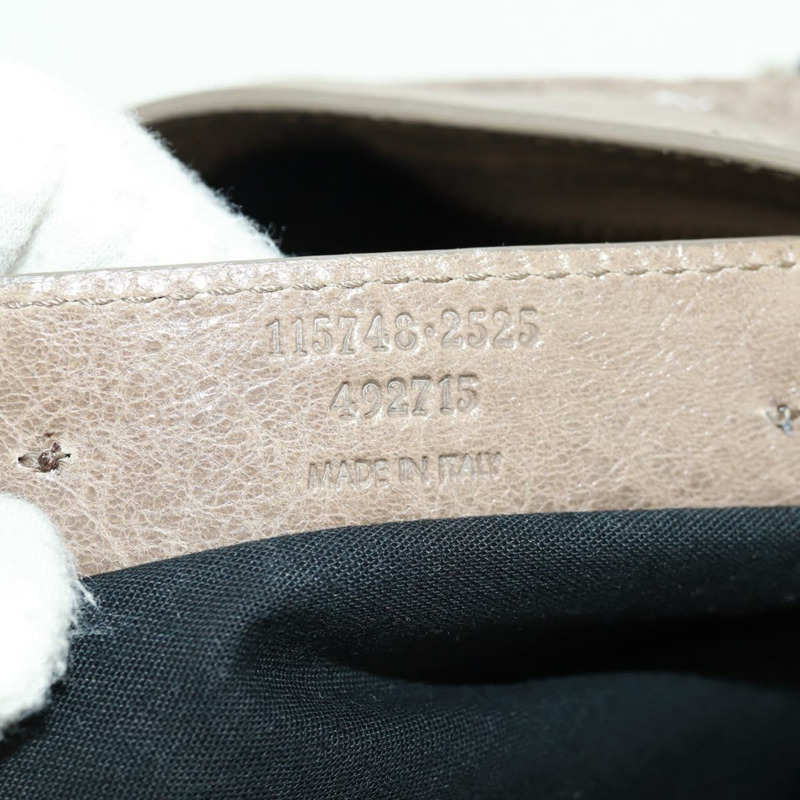 【日本直送】BALENCIAGA The City 手提包 皮革 2way 棕色 115748 Auth yk20183SAV-10