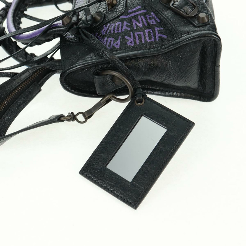 【日本直送】BALENCIAGA 經典迷你城市塗鴉包 皮革 2way 300295 正品 yk20184SAV-19