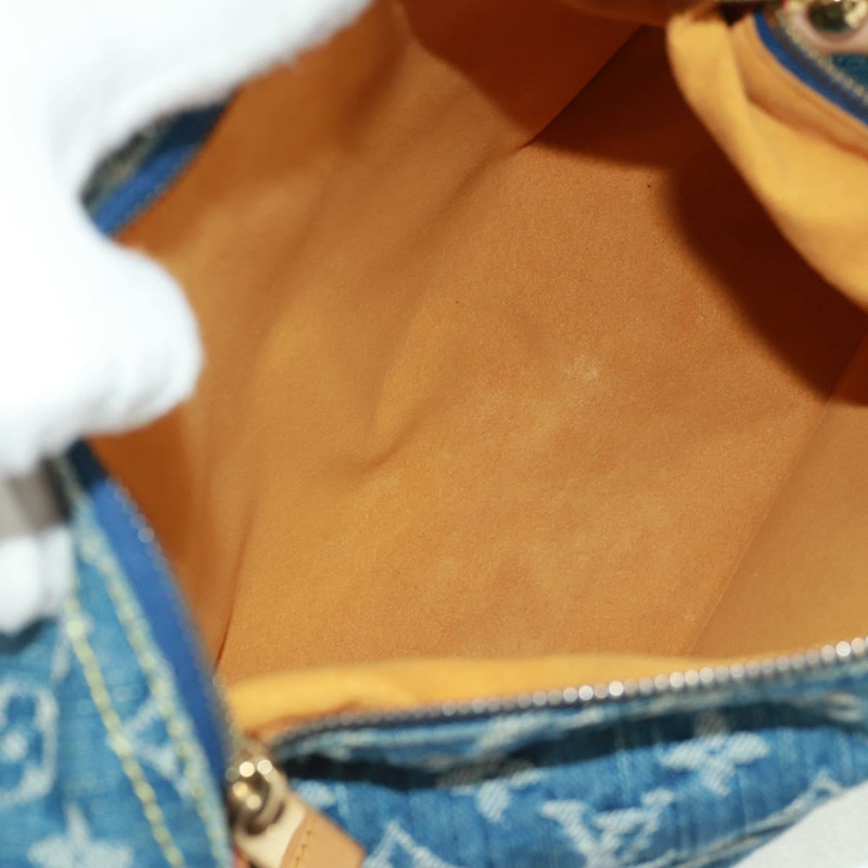 【日本直送】路易威登 Monogram Denim Buggy PM 肩背包 藍色 M95049 LV Auth yk20172AV-9