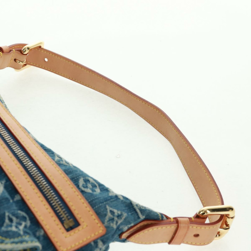 【日本直送】路易威登 Monogram Denim Buggy PM 肩背包 藍色 M95049 LV Auth yk20172AV-13