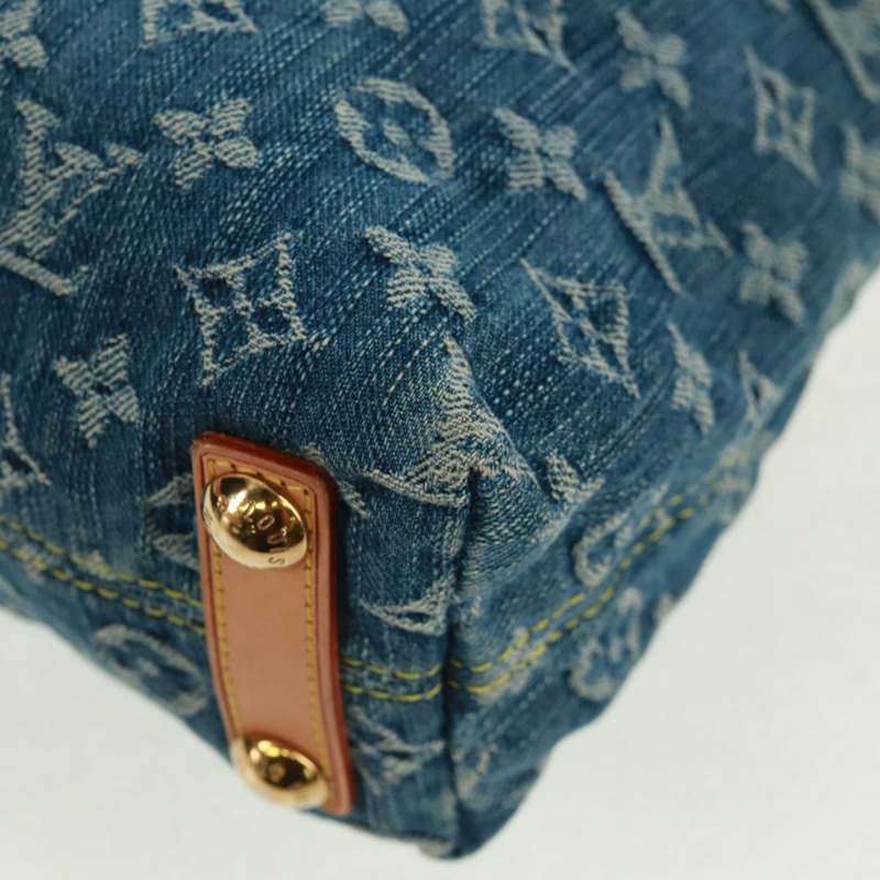 【日本直送】路易威登 Monogram Denim Buggy PM 肩背包 藍色 M95049 LV Auth yk20172AV-16