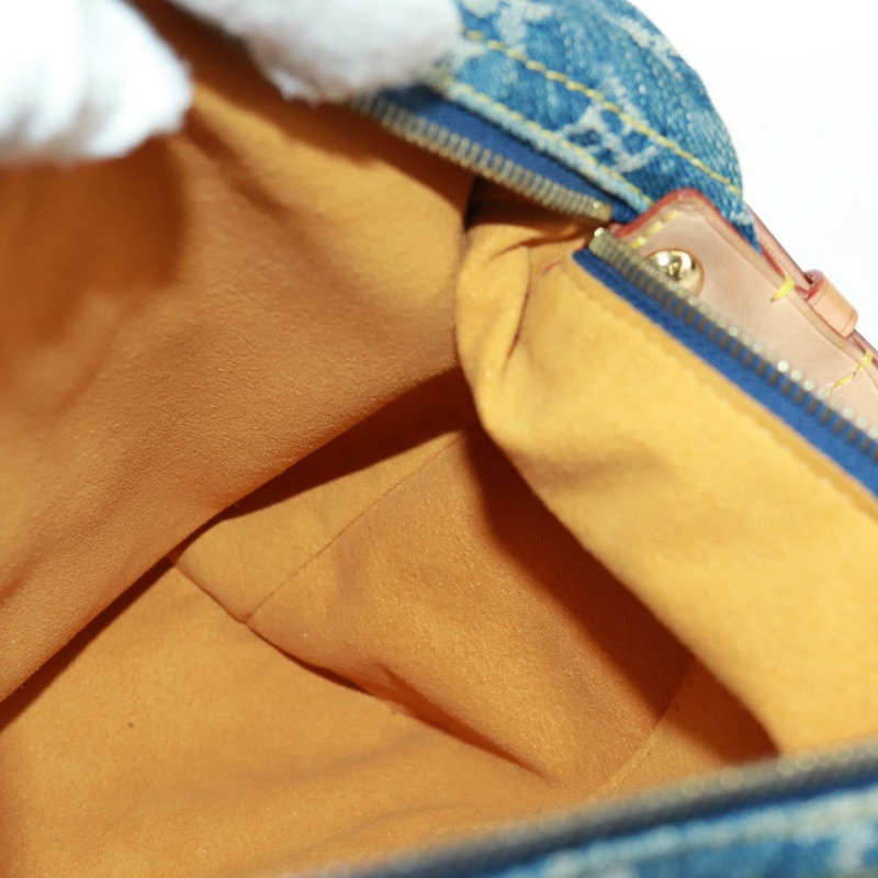 【日本直送】路易威登 Monogram Denim Buggy PM 肩背包 藍色 M95049 LV Auth yk20172AV-21