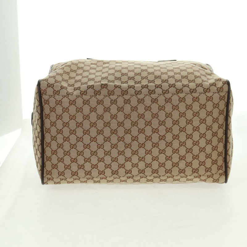 【日本直送】GUCCI GG帆布織帶雪莉酒系列波士頓包 米色 紅綠配色 153240 正品 166085V-8