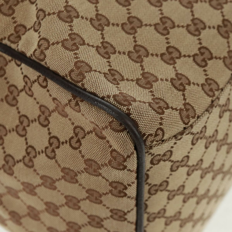 【日本直送】GUCCI GG帆布織帶雪莉酒系列波士頓包 米色 紅綠配色 153240 正品 166085V-9