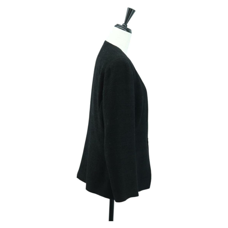 【日本直送】香奈兒黑色棉質夾克，CC標誌，貨號158557M-3