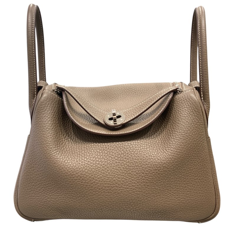 Hermès 愛馬仕 Lindy 26 大象灰 TC皮 手提肩背包-0