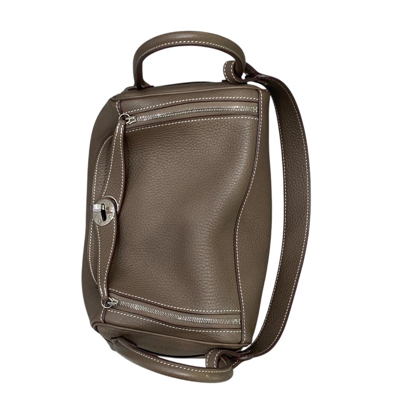 Hermès 愛馬仕 Lindy 26 大象灰 TC皮 手提肩背包-9