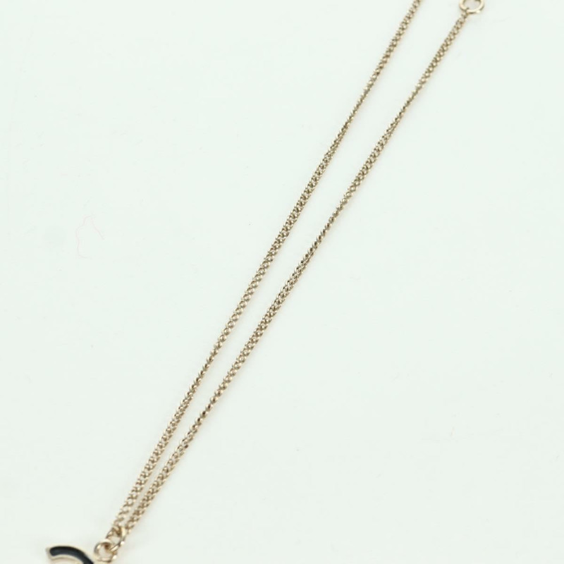 【日本直送】香奈兒 COCO 標誌項鍊，香檳金金屬材質，CC 標誌，正品編號 171474SAM-3