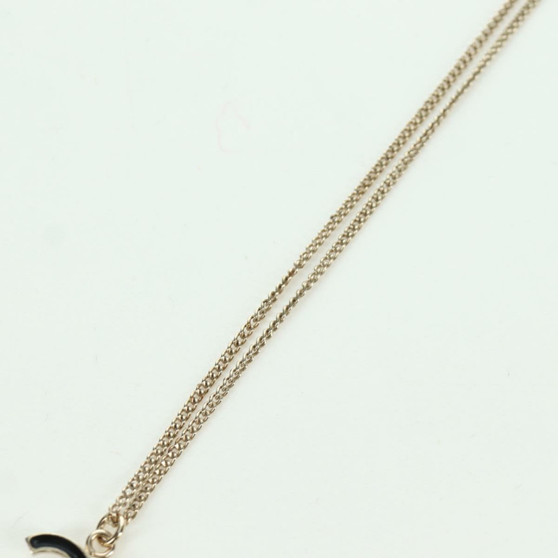 【日本直送】香奈兒 COCO 標誌項鍊，香檳金金屬材質，CC 標誌，正品編號 171474SAM-7