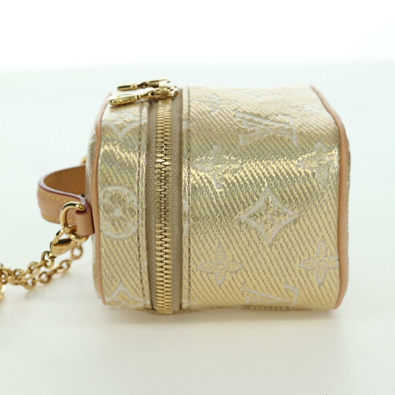 【日本直送】路易威登 Monogram Laminated Jacquard Microvanity 金手袋 M22920 正品 171480SAM-2