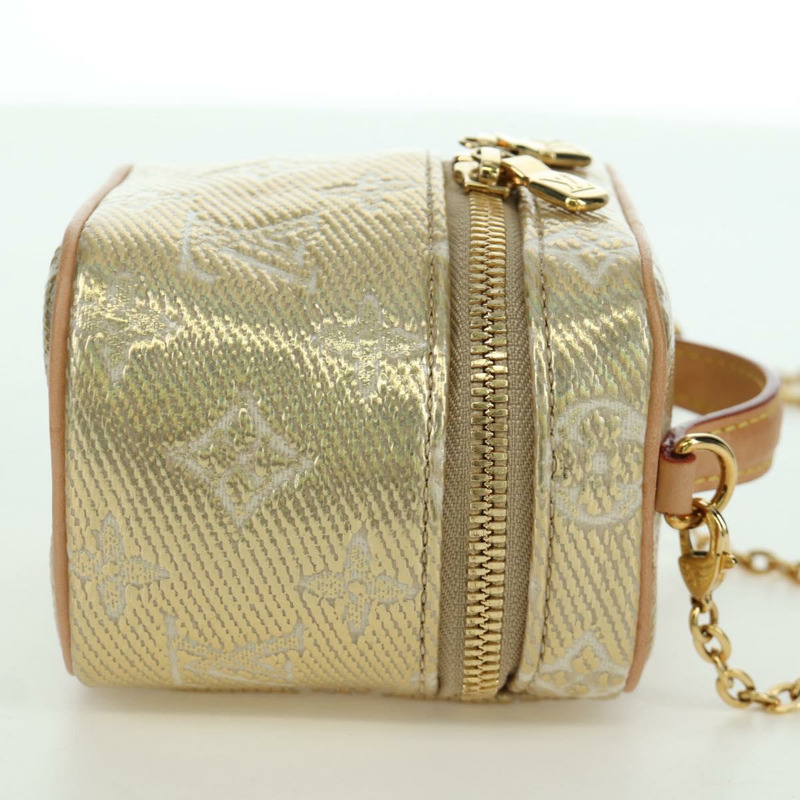 【日本直送】路易威登 Monogram Laminated Jacquard Microvanity 金手袋 M22920 正品 171480SAM-3