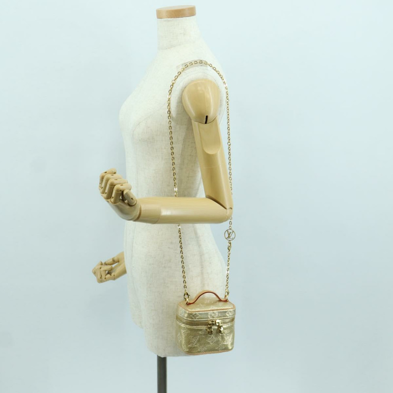 【日本直送】路易威登 Monogram Laminated Jacquard Microvanity 金手袋 M22920 正品 171480SAM-26