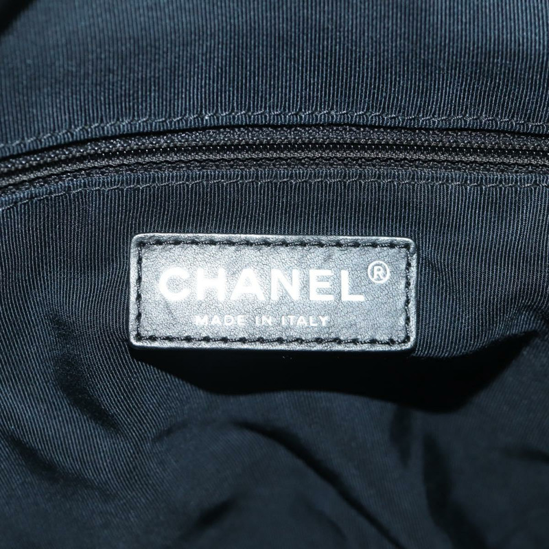 【日本直送】香奈兒 (CHANEL) 絎縫鏈條肩背包，象牙色皮革，銀色雙C標誌，貨號 171501A-15