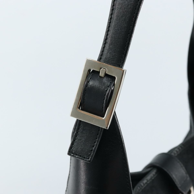 【日本直送】GUCCI GG帆布Jackie肩背包 黑色 銀色 001 3306 1956 正品 173718A-13