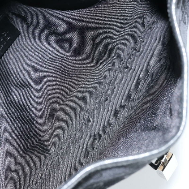 【日本直送】GUCCI GG帆布Jackie肩背包 黑色 銀色 001 3306 1956 正品 173718A-16