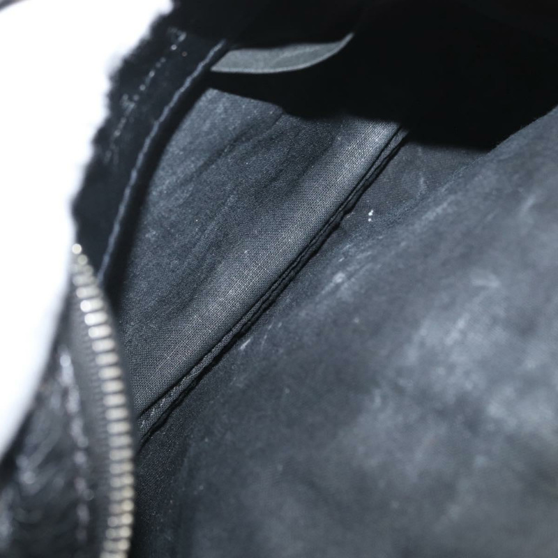 【日本直送】BALENCIAGA 黑色銀色皮革斜背包 Auth mr2182V-10