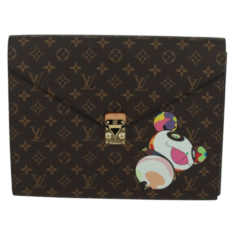 【日本直送】路易威登 Monogram Panda LVxTM 文件夾標誌手拿包 GI1306 正品 173401SM-12