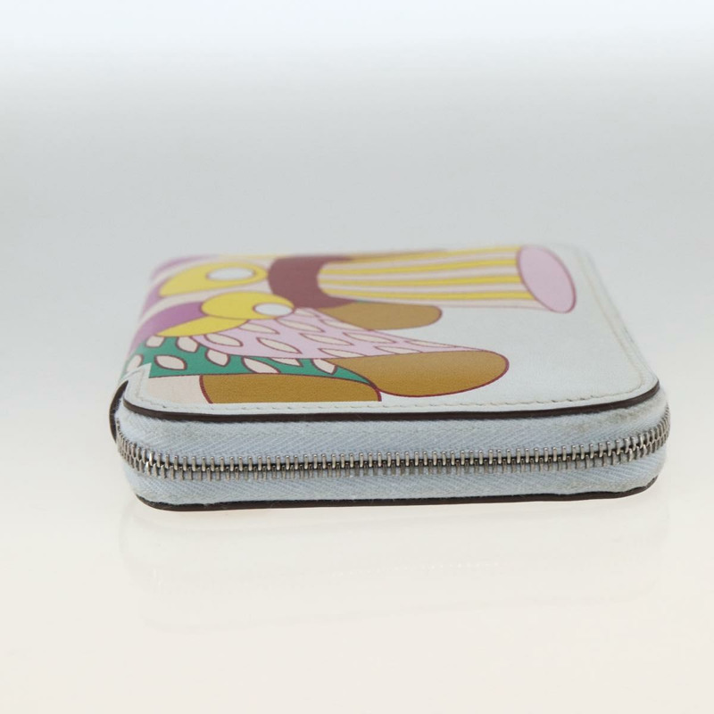 【日本直送】愛馬仕 Azap Compact Silk 皮夾皮革多色銀色正品 LNZ572SAM-4