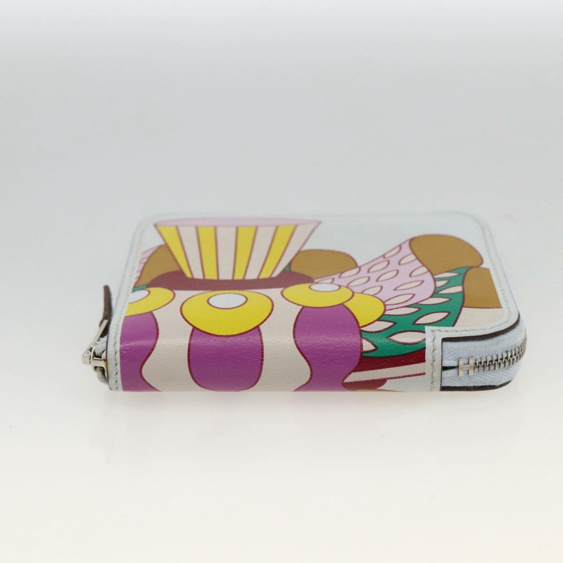 【日本直送】愛馬仕 Azap Compact Silk 皮夾皮革多色銀色正品 LNZ572SAM-6