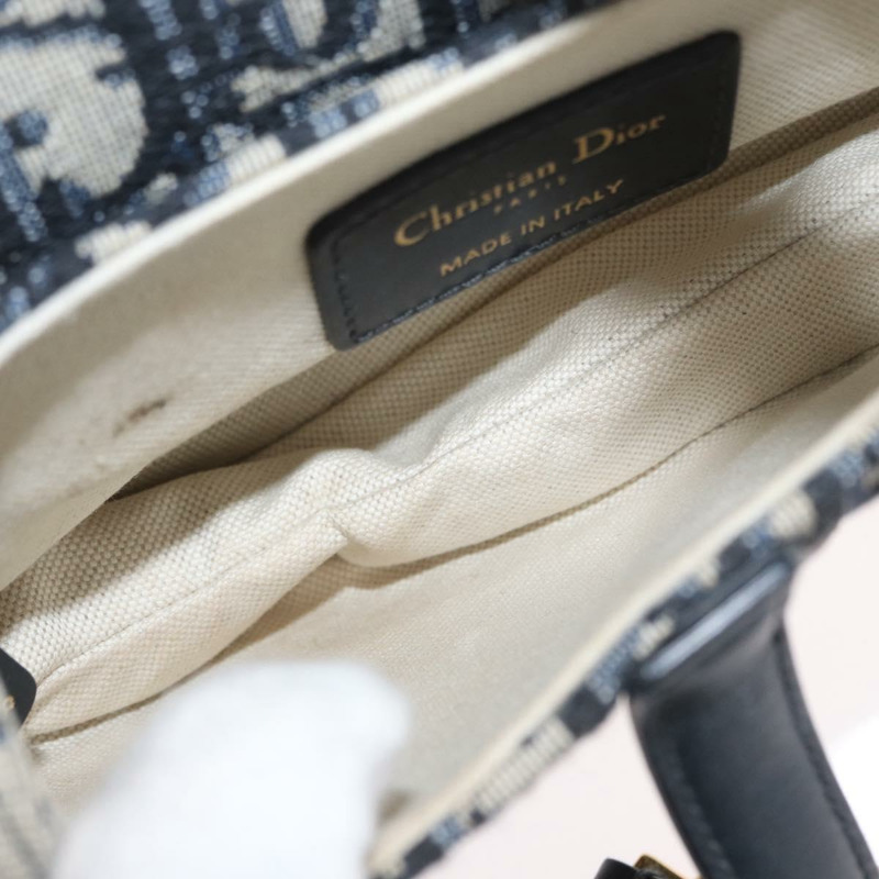 【日本直送】Christian Dior Trotter帆布斜背馬鞍包 海軍藍金色 正品 ka3018SAM-20