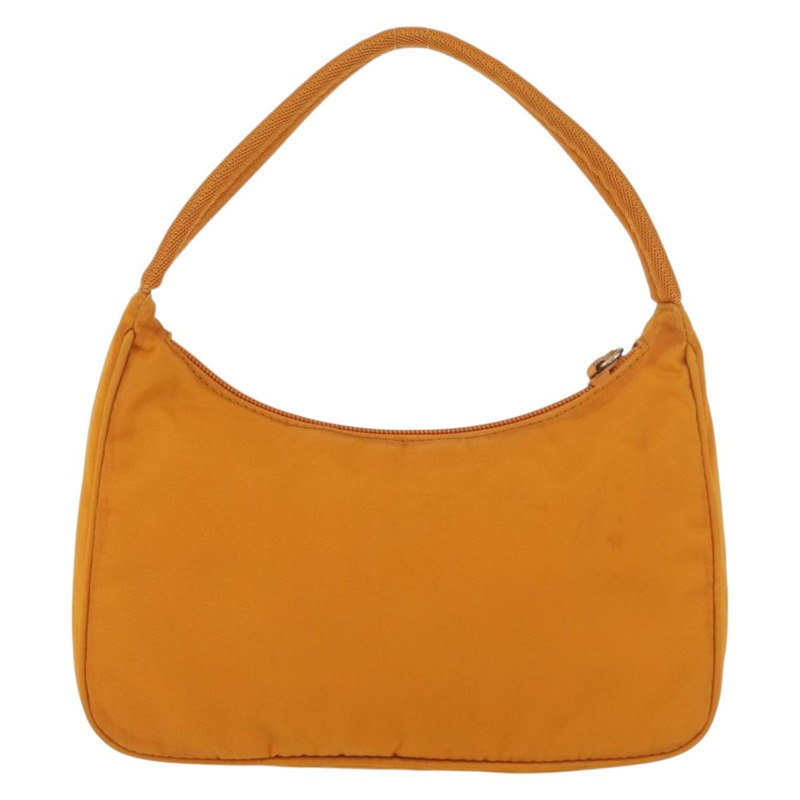 【日本直送】PRADA 手提包 尼龍 橙色 金色 正品 ARZ521V-1