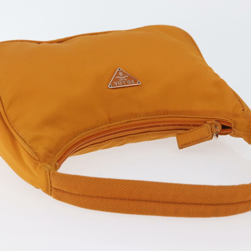 【日本直送】PRADA 手提包 尼龍 橙色 金色 正品 ARZ521V-5