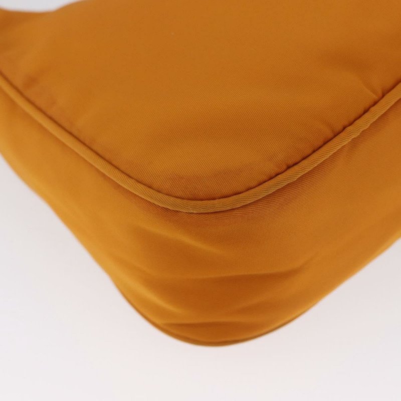 【日本直送】PRADA 手提包 尼龍 橙色 金色 正品 ARZ521V-15