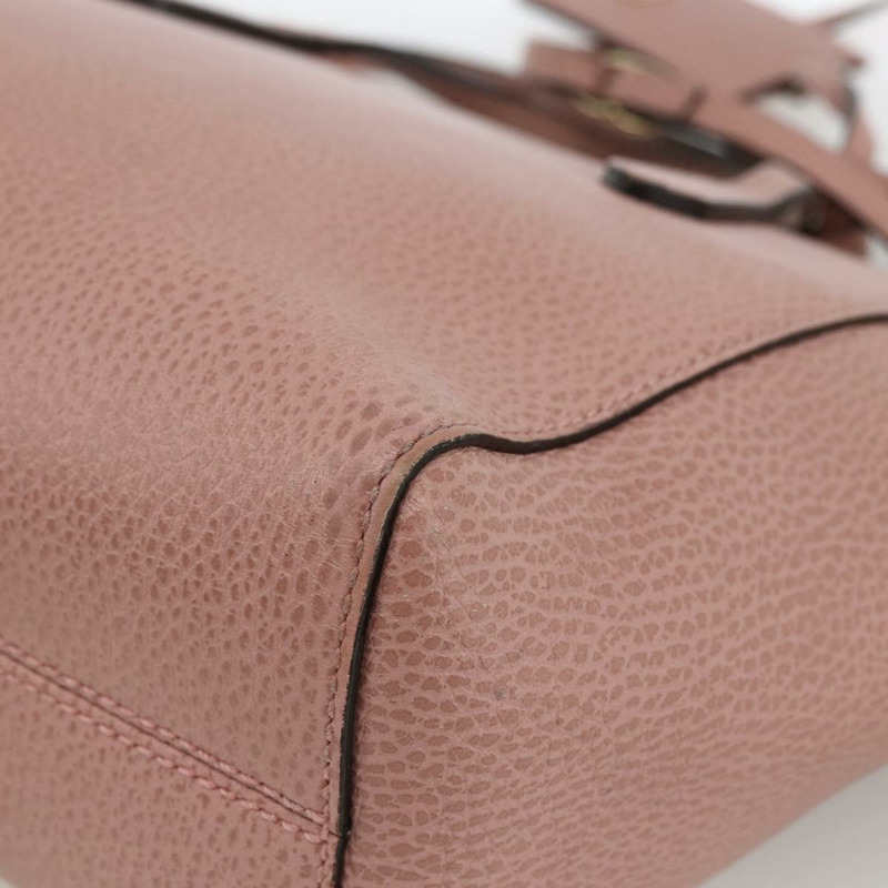 【日本直送】GUCCI Swing Tote PM 手提包 皮革 2way 粉金配色 368827 正品 BSZ083V-11