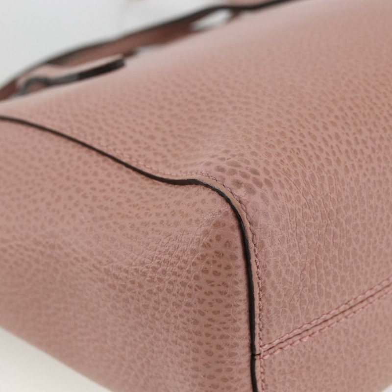 【日本直送】GUCCI Swing Tote PM 手提包 皮革 2way 粉金配色 368827 正品 BSZ083V-12