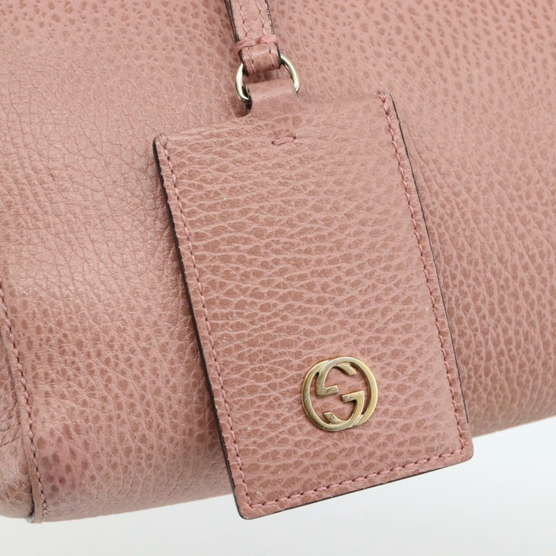 【日本直送】GUCCI Swing Tote PM 手提包 皮革 2way 粉金配色 368827 正品 BSZ083V-14