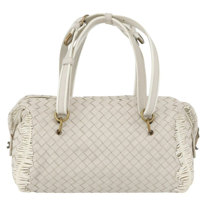 【日本直送】BOTTEGA VENETA INTRECCIATO 手袋 皮革 白色 金色 正品 BSZ148V-1