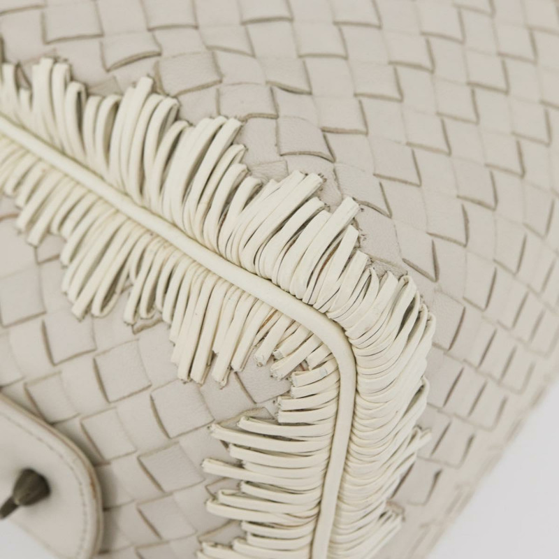 【日本直送】BOTTEGA VENETA INTRECCIATO 手袋 皮革 白色 金色 正品 BSZ148V-8