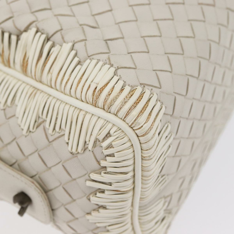 【日本直送】BOTTEGA VENETA INTRECCIATO 手袋 皮革 白色 金色 正品 BSZ148V-14