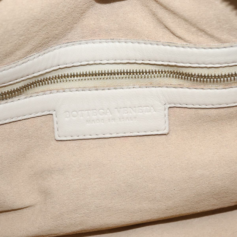 【日本直送】BOTTEGA VENETA INTRECCIATO 手袋 皮革 白色 金色 正品 BSZ148V-17