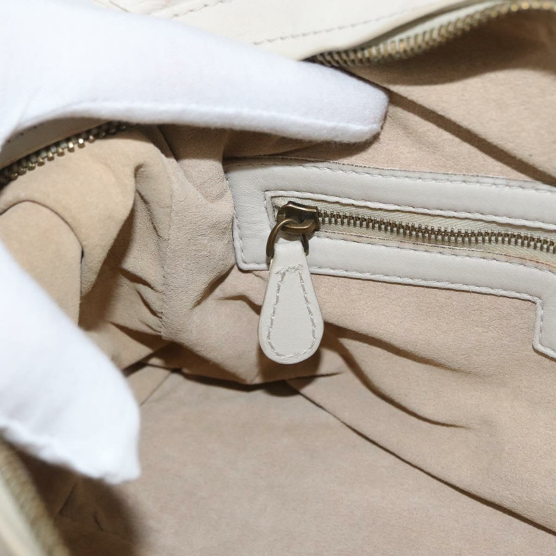 【日本直送】BOTTEGA VENETA INTRECCIATO 手袋 皮革 白色 金色 正品 BSZ148V-20