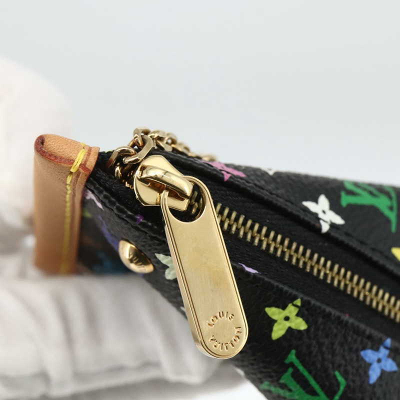 【日本直送】路易威登 Monogram Multicolor Berlingo 零錢包 黑色 M58029 正品 LNZ1005V-8