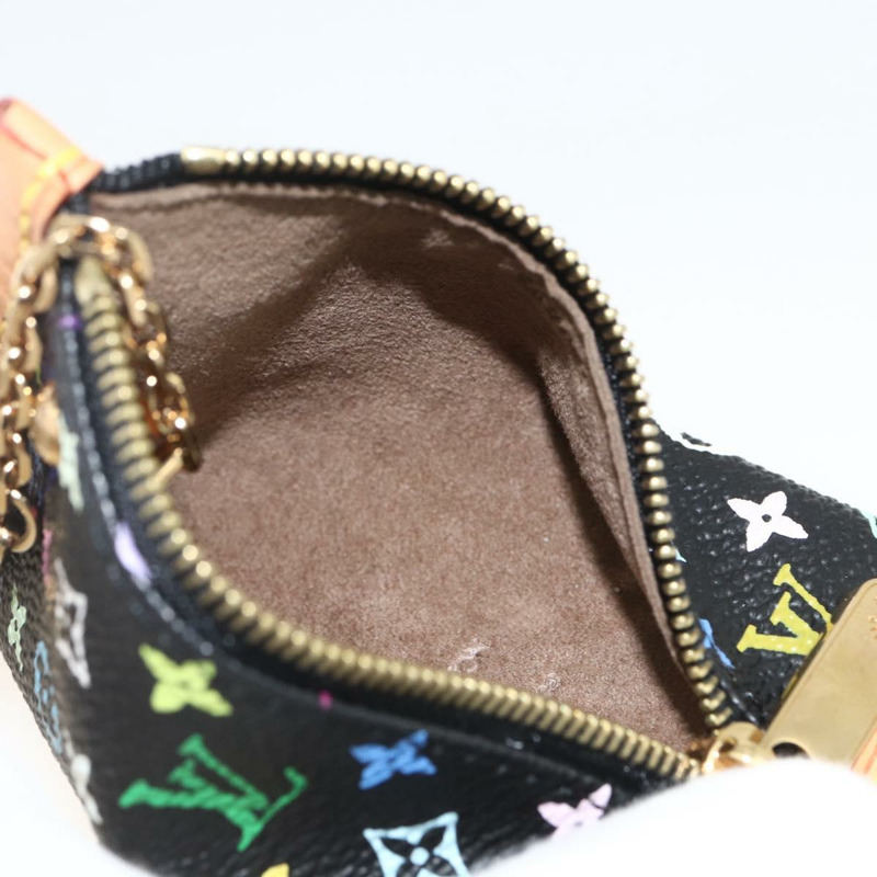 【日本直送】路易威登 Monogram Multicolor Berlingo 零錢包 黑色 M58029 正品 LNZ1005V-16