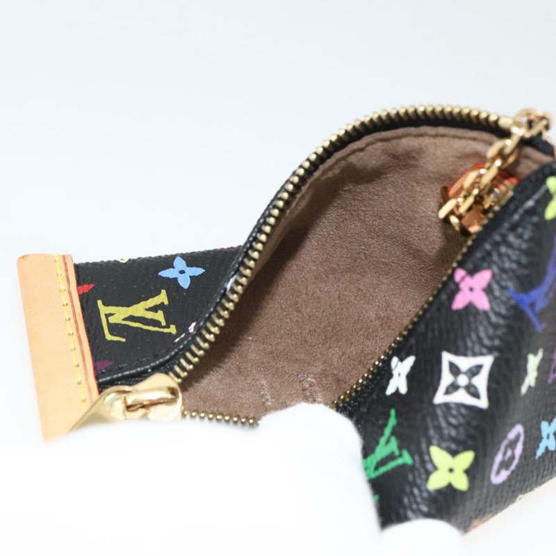 【日本直送】路易威登 Monogram Multicolor Berlingo 零錢包 黑色 M58029 正品 LNZ1005V-17