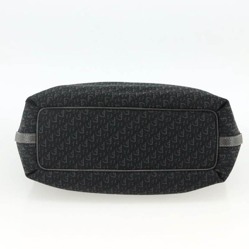 【日本直送】Christian Dior Trotter帆布手提包 黑色銀色 正品 BSZ265SAV-8