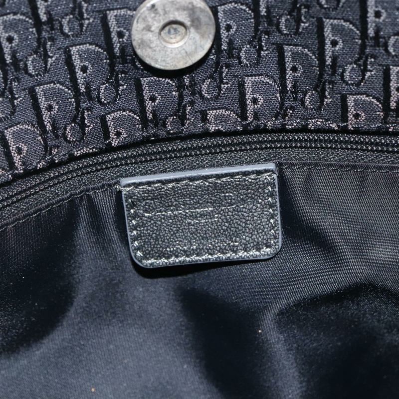 【日本直送】Christian Dior Trotter帆布手提包 黑色銀色 正品 BSZ265SAV-13