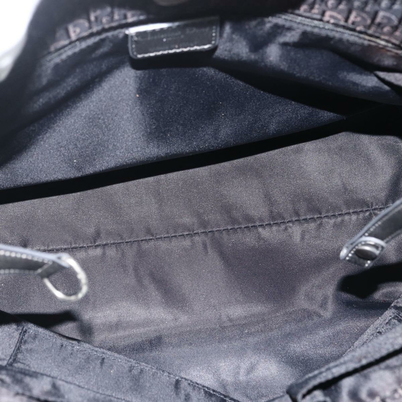 【日本直送】Christian Dior Trotter帆布手提包 黑色銀色 正品 BSZ265SAV-14