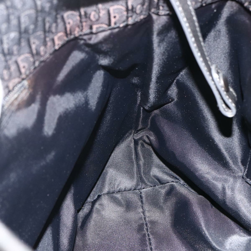 【日本直送】Christian Dior Trotter帆布手提包 黑色銀色 正品 BSZ265SAV-15