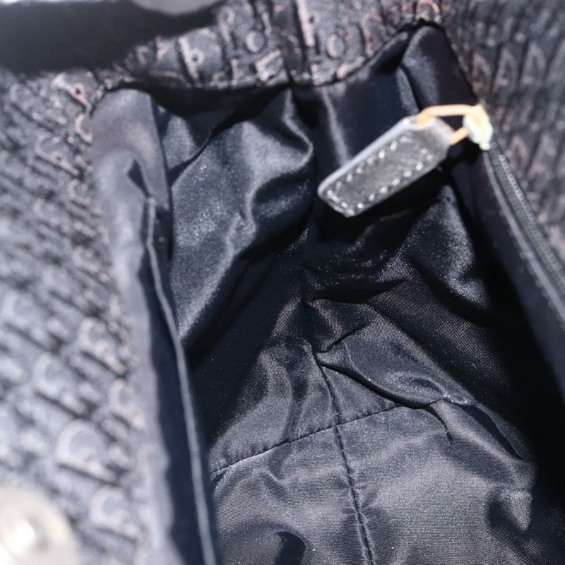 【日本直送】Christian Dior Trotter帆布手提包 黑色銀色 正品 BSZ265SAV-16