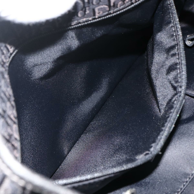 【日本直送】Christian Dior Trotter帆布手提包 黑色銀色 正品 BSZ265SAV-18