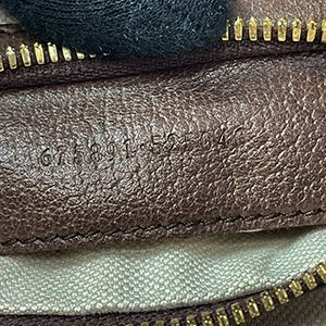 ＊奢華大道國際精品＊【G1826】GUCCI咖啡色緹花布 JUMBO GG斜背包 675891-7