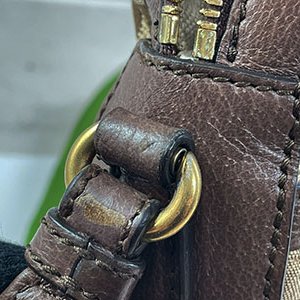 ＊奢華大道國際精品＊【G1826】GUCCI咖啡色緹花布 JUMBO GG斜背包 675891-10