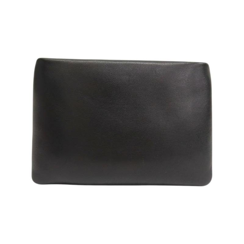 黑色 羊皮 Calyso 收納袋【SAINT LAURENT YSL 聖羅蘭】 778868-1