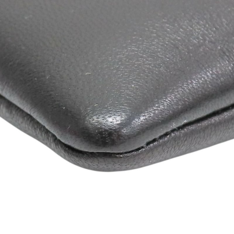 黑色 羊皮 Calyso 收納袋【SAINT LAURENT YSL 聖羅蘭】 778868-8