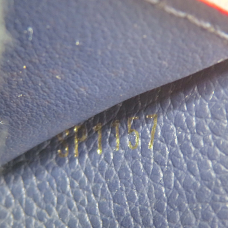 深藍色 壓紋 Empreinte牛皮 Victorine 錢包 短夾【LOUIS VUITTON LV 路易威登】 M83590-8