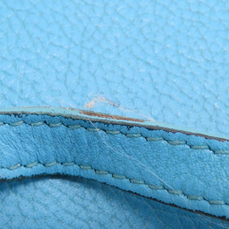 藍色 牛皮 掛繩 零錢包【Balenciaga 巴黎世家】 594548-14